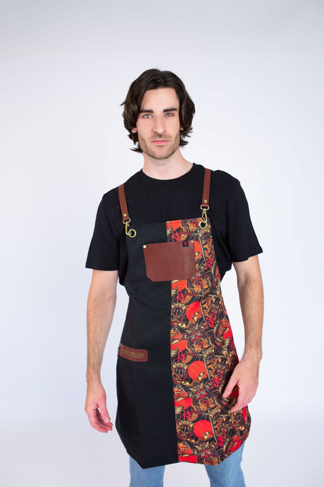 Tablier - Jambe Fendue, Réglable Pour Hommes, Femmes, Coiffeur Professionnel, Tatouage, Coiffeur, Barista, Barman, Tabliers De Serveur,Black b Tablier - Jambe Fendue, Réglable Pour Hommes, Femmes, Coiffeur Professionnel, Tatouage, Coiffeur, Barista, Barman, Tabliers De Serveur,Black b