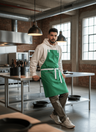 Delantal de Chef Line Green Apron Tablyer delantales