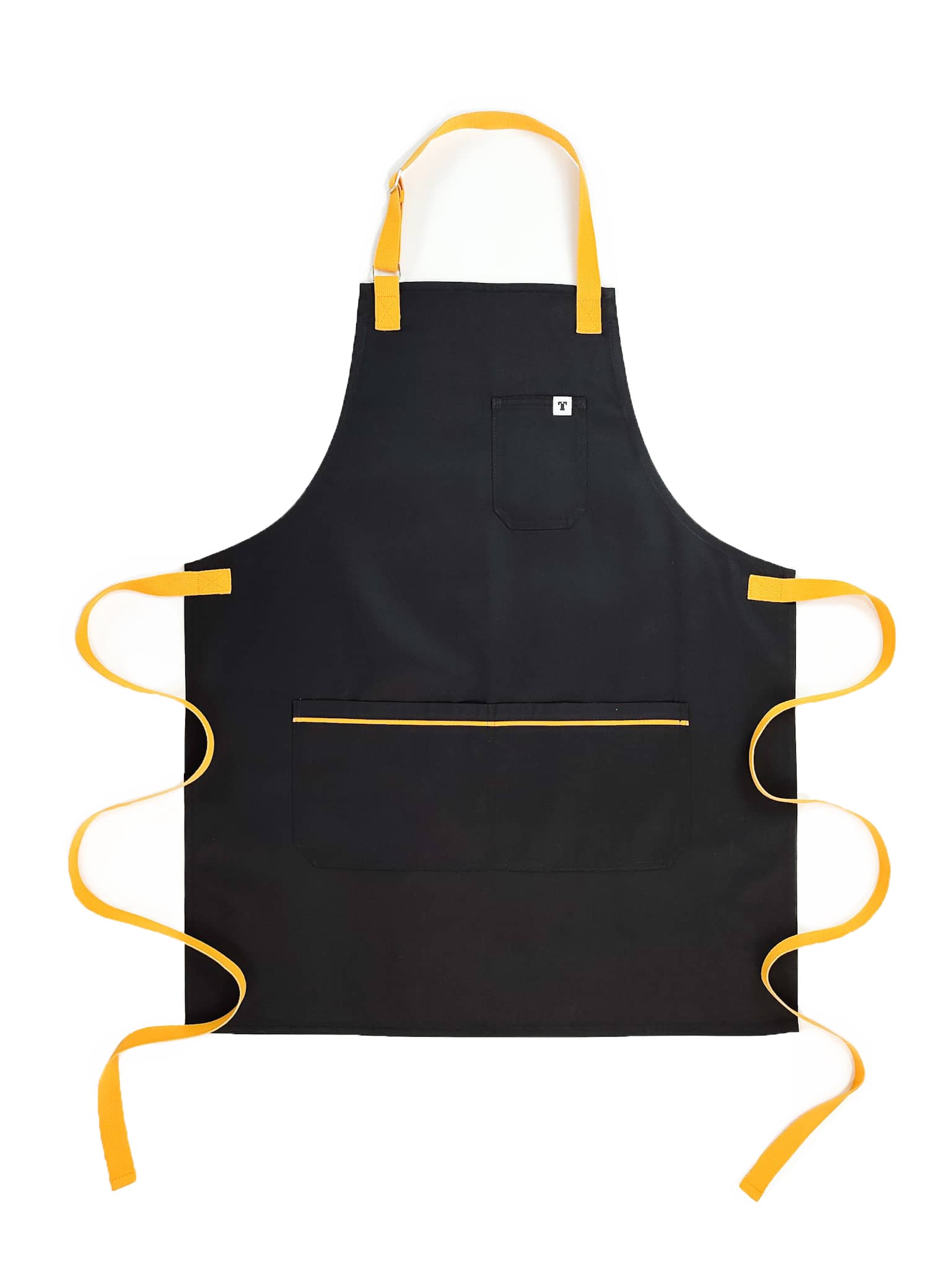 Delantal de cocina  Chef line black apron – Delantales Originales