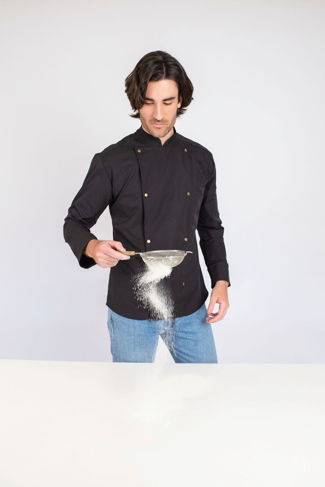 Chaqueta Brooklyn Black Delantales Originales y Delantales de Cocina | TABLYER