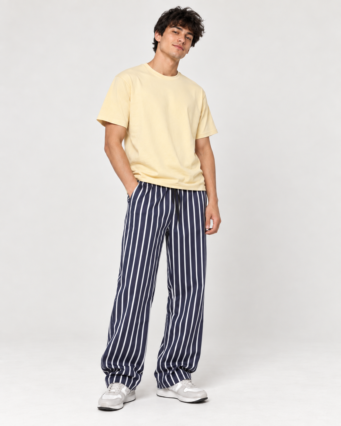 Riviera Stripe look completo vista frontal