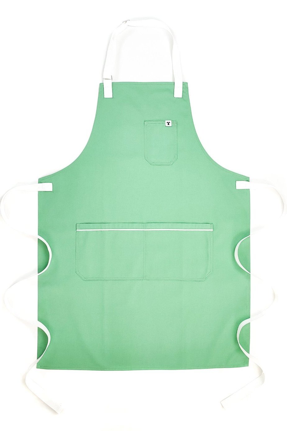 Delantal de cocina verde