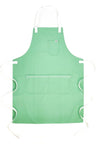 Delantal de cocina verde