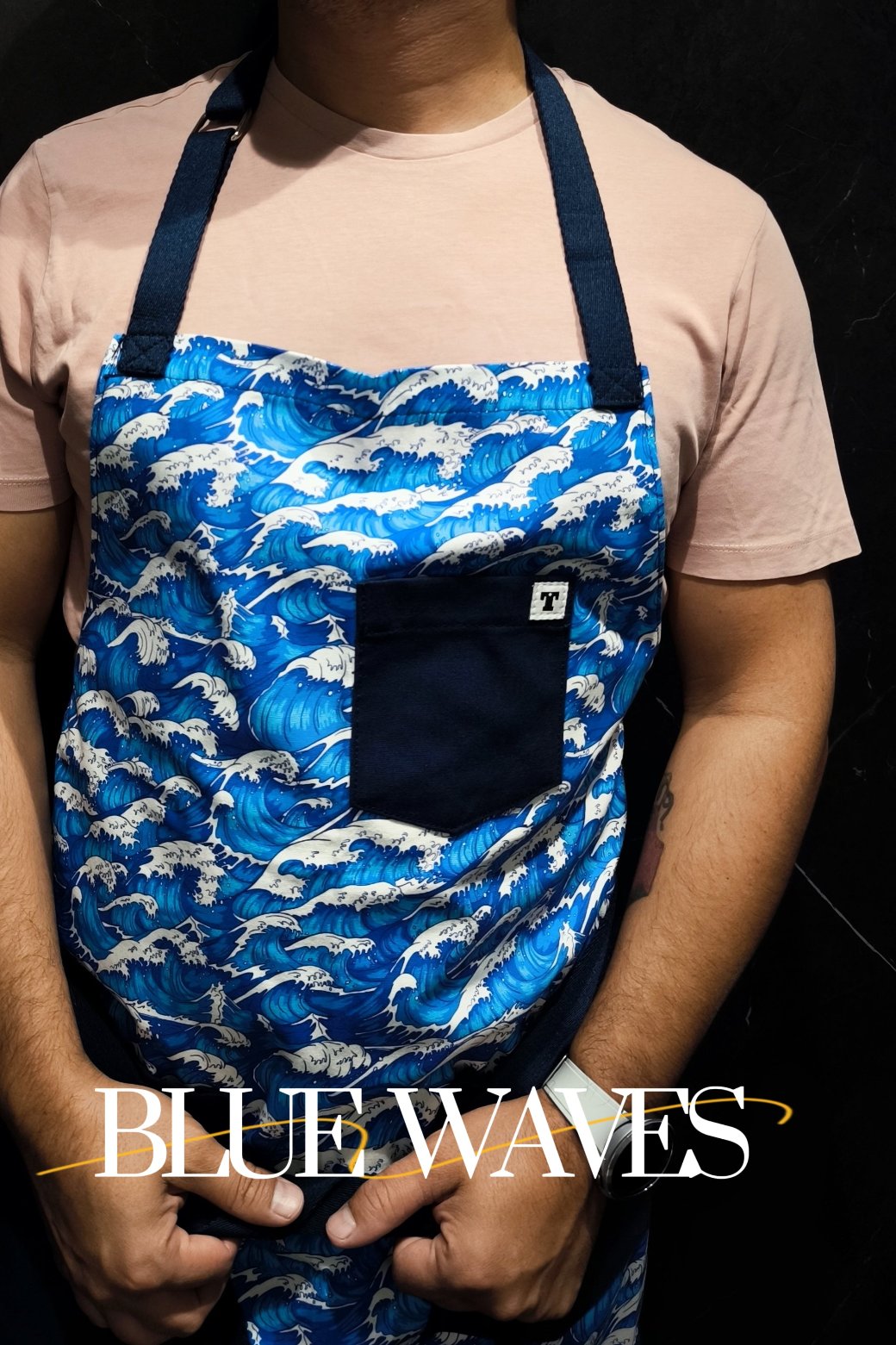 Delantal de Cocina Blue Waves Tablyer delantales
