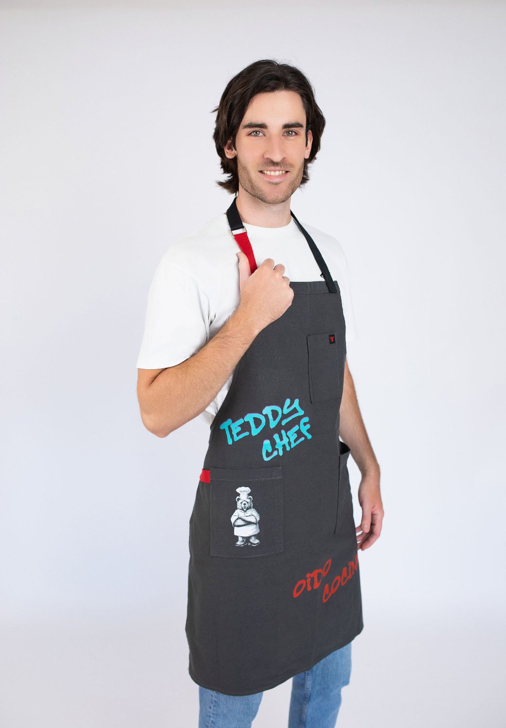 Delantal de Cocina Gris HAI Tablyer delantales