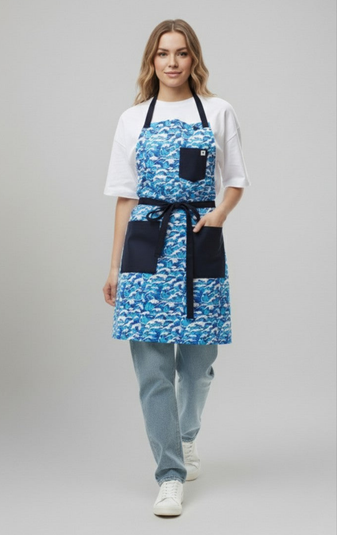 Delantal de Cocina Blue Waves Tablyer delantales