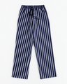 Riviera Stripe pantalón azul marino y blanco vista frontal