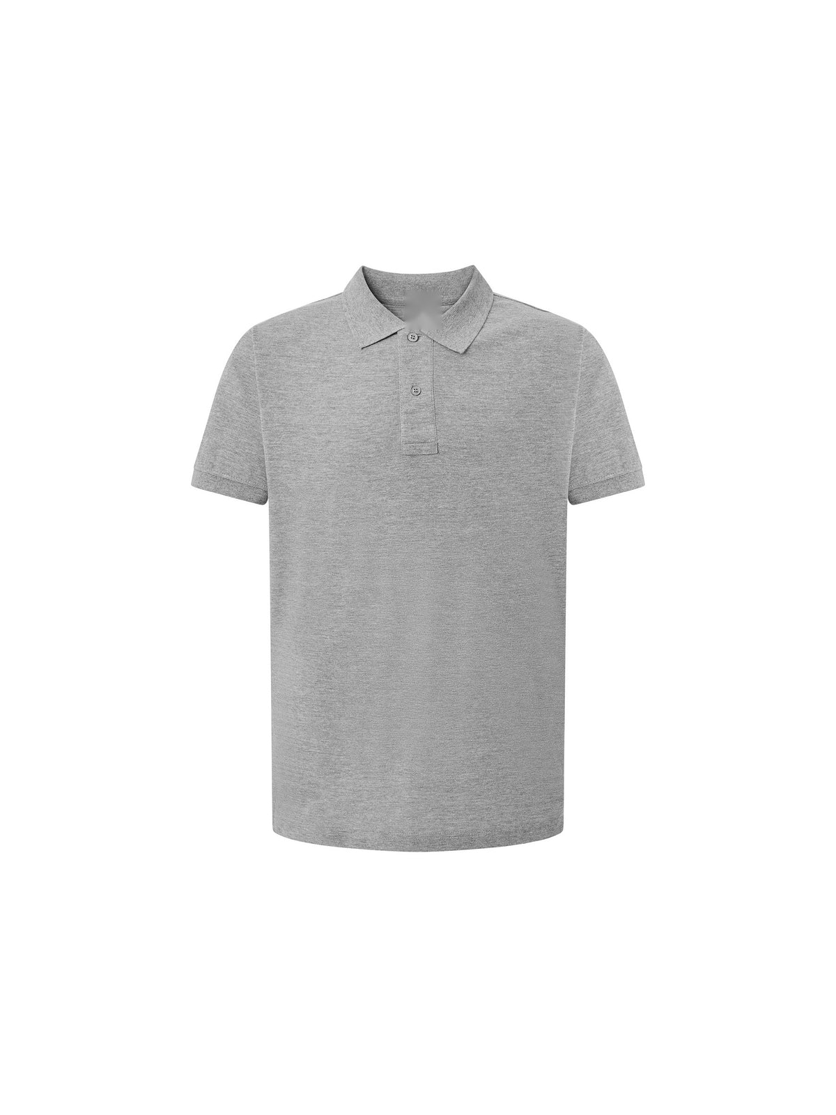 Polo premium PORA240, Gris melange, sin etiqueta de fabricante