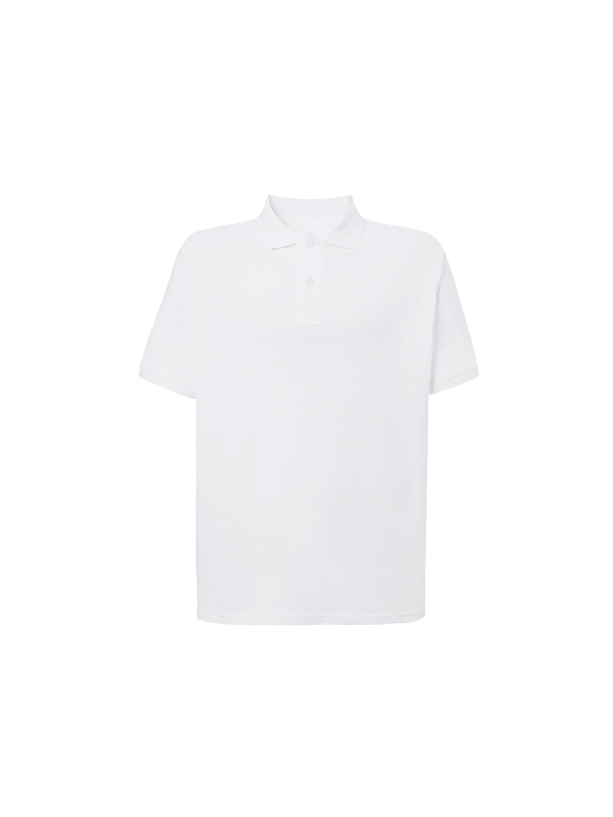 Polo premium PORA240, Blanco, sin etiqueta de fabricante