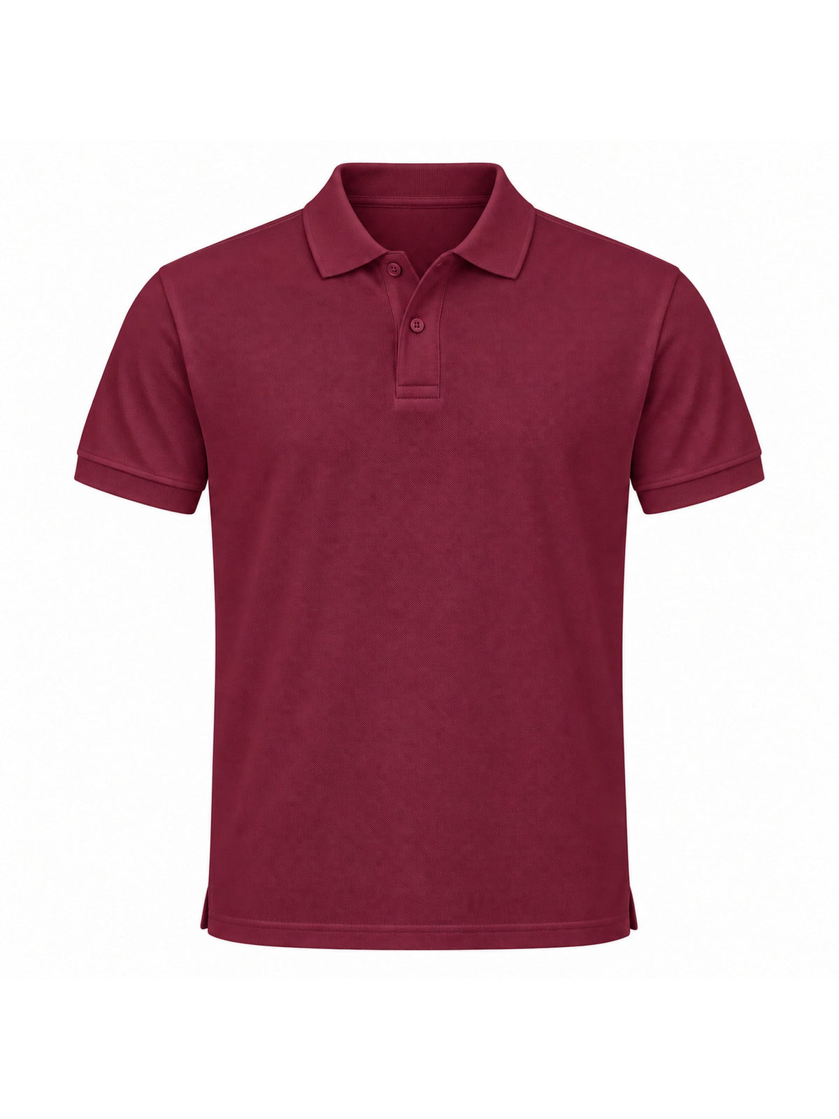 Polo Soho — Algodón Piqué 180 g, color Cardinal (CA), frontal sin marca de proveedor