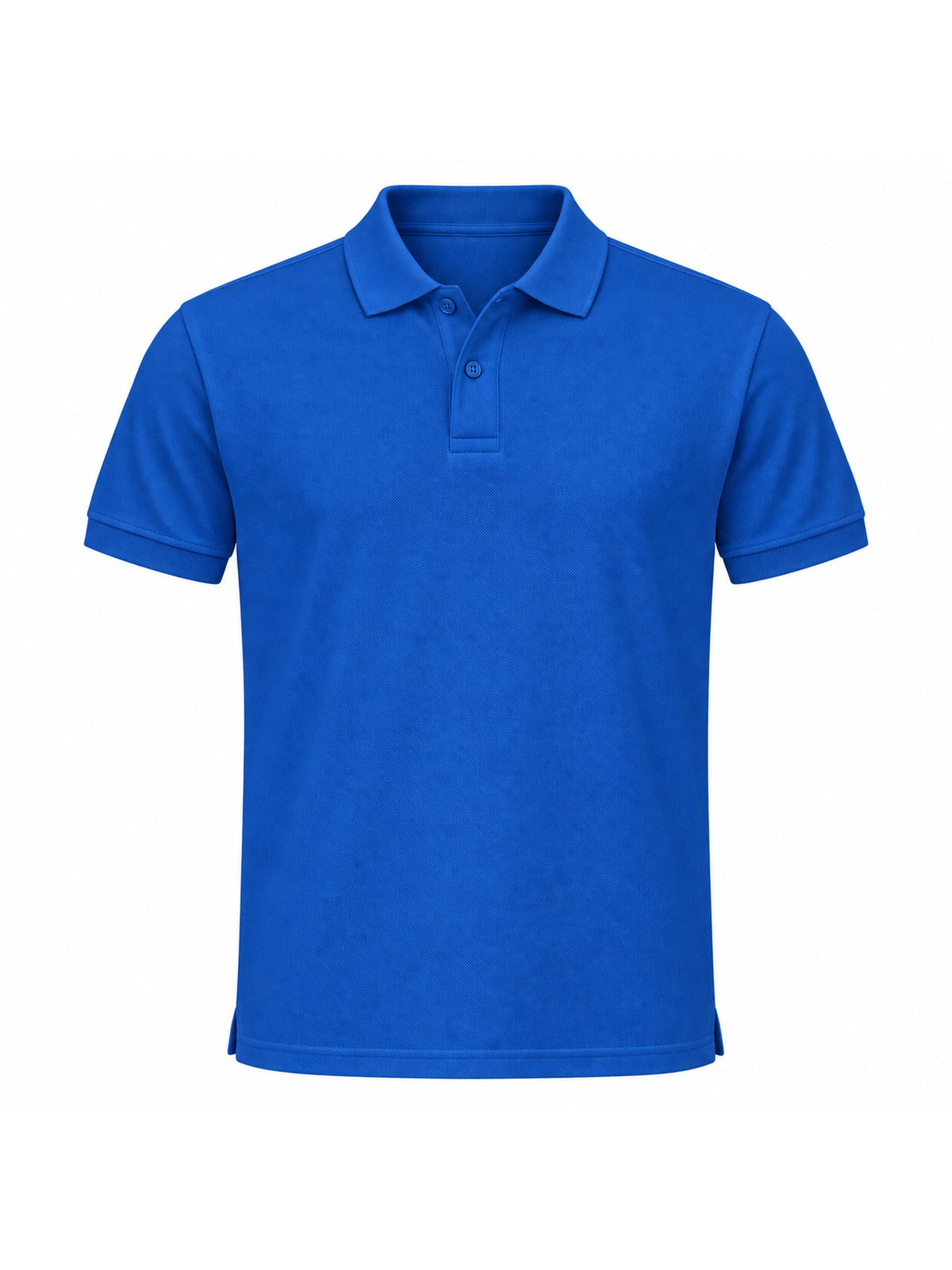 Polo Soho — Algodón Piqué 180 g, color Azul royal (RB), frontal sin marca de proveedor