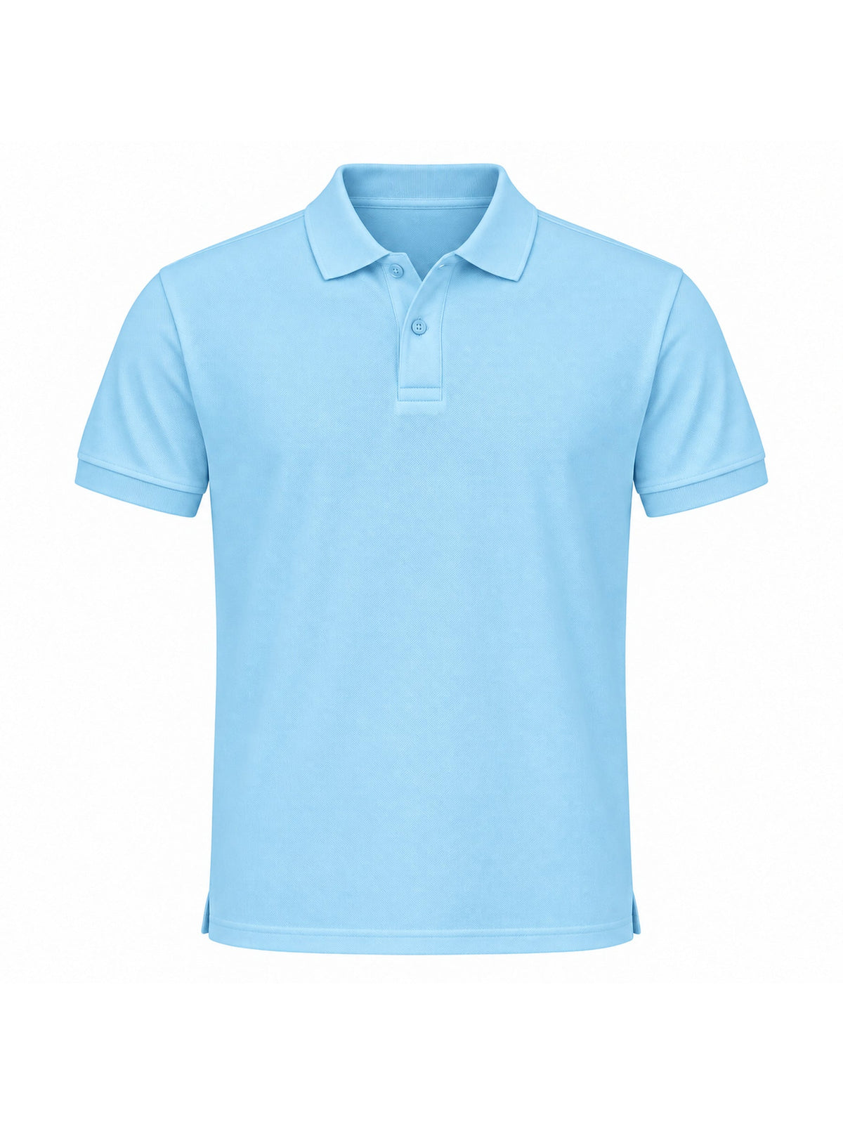 Polo Soho — Algodón Piqué 180 g, color Azul cielo (SK), frontal sin marca de proveedor