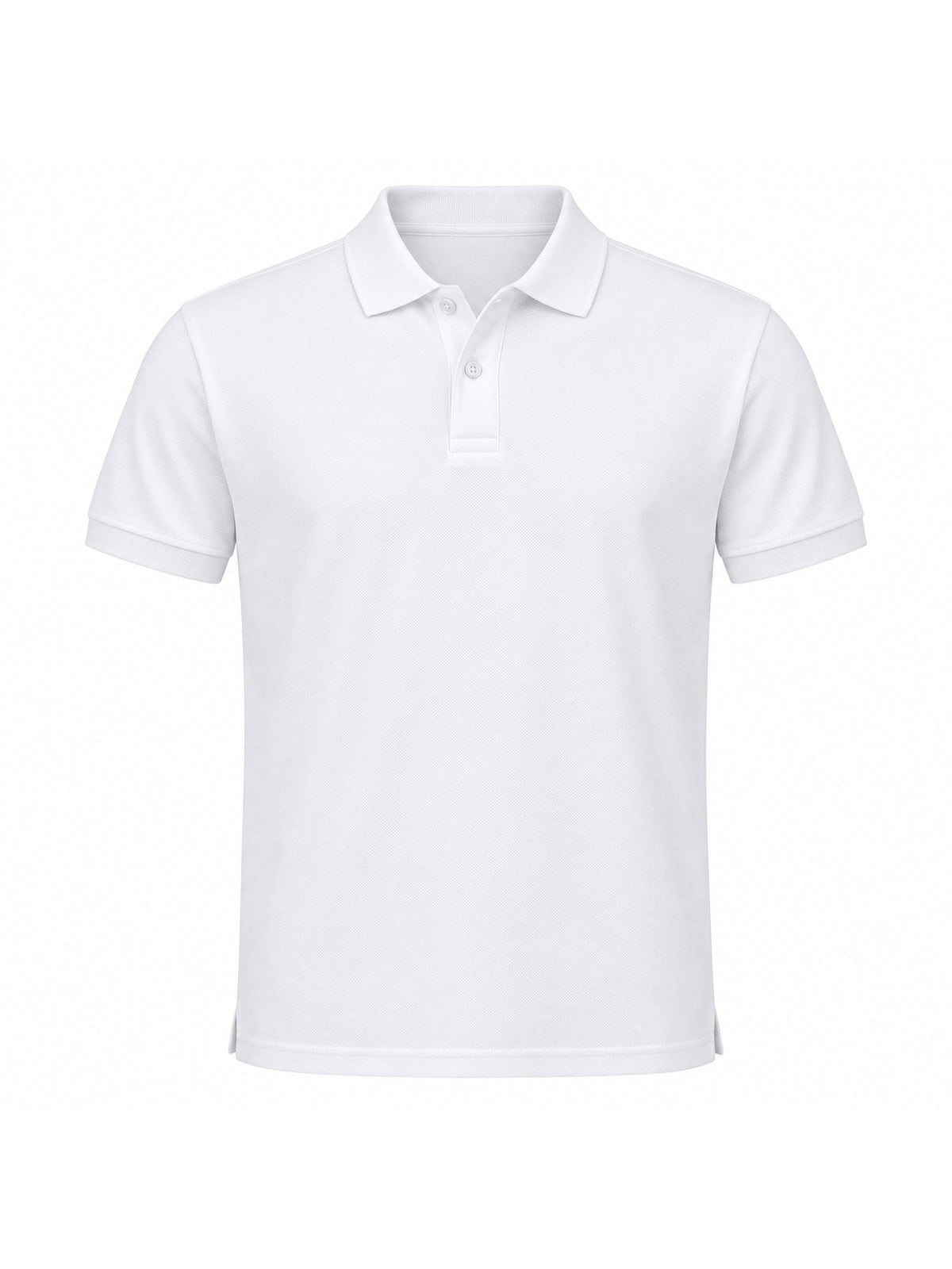 Polo Soho — Algodón Piqué 180 g, color Blanco (WH), frontal sin marca de proveedor