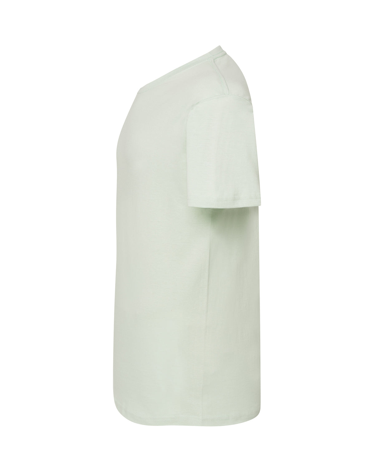 Camiseta Premium Ice Blue 190 g/m² vista lateral