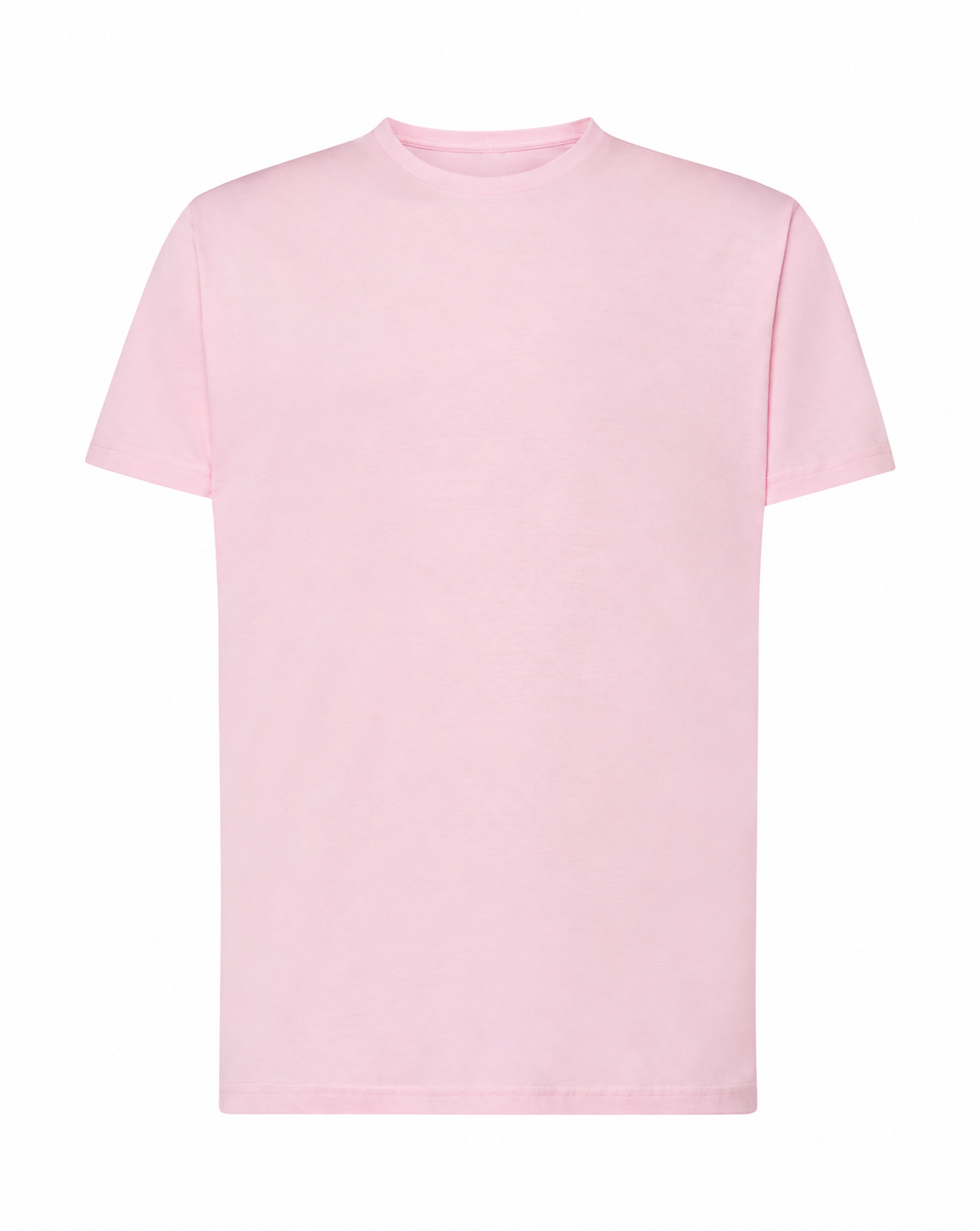 Camiseta Premium Pink 190 g/m² rosa pastel vista frontal