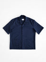 Camisa Worker Blue 100% algodón orgánico vista frontal