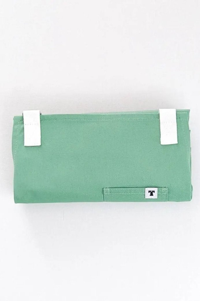 Delantal Chef line Green apron Tablyer, Delantal verde de cocina o sala 